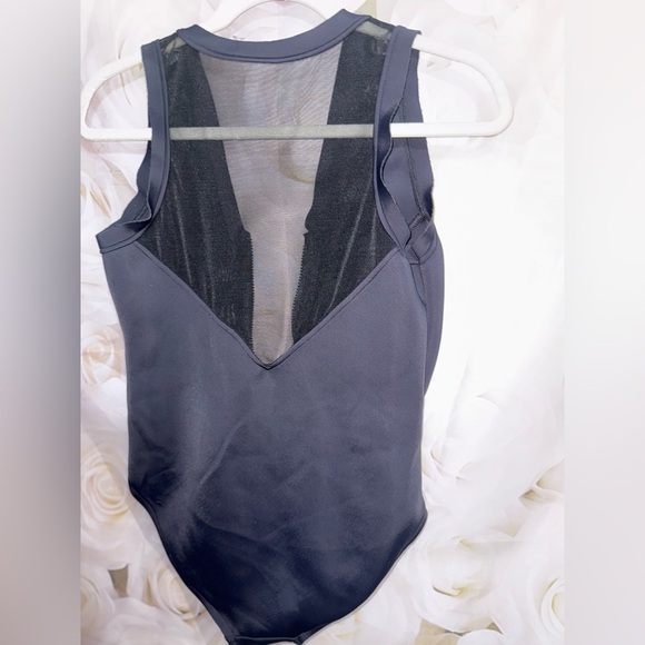 MagicSuit  Scuba Daniella Tummy Control Zip Up One Piece Mesh cutouts  Black 8 - Picture 12 of 15